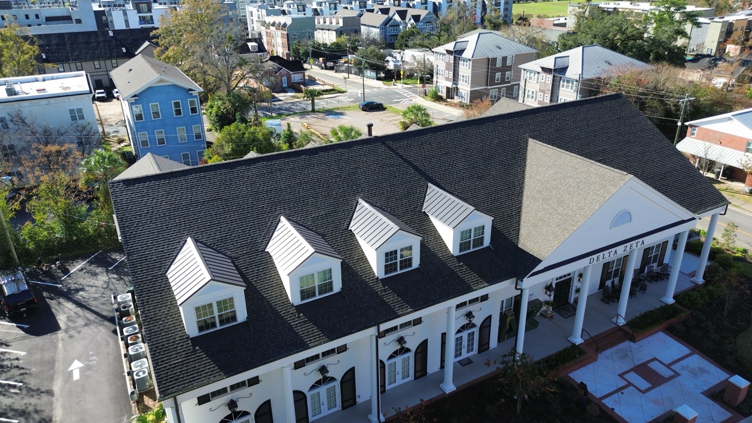 Commercial roofing project